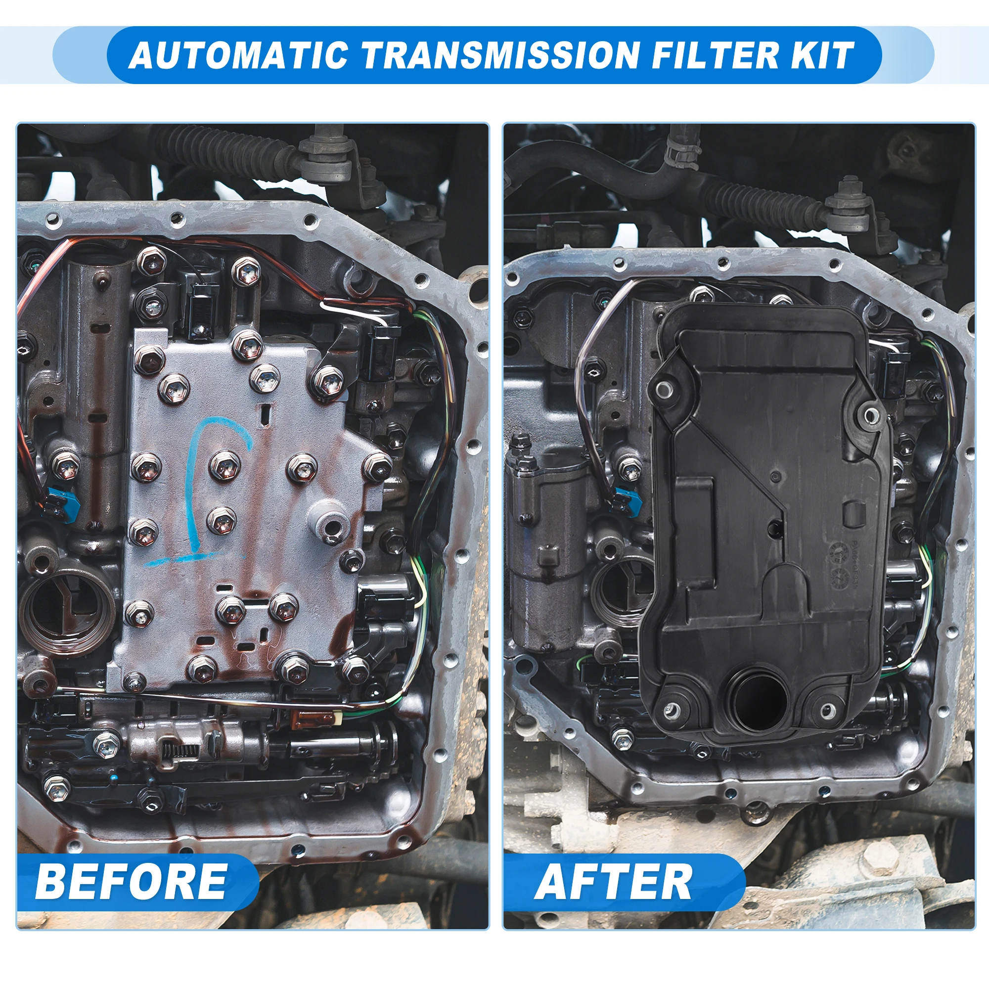 Масляный поддон фильтра автоматической коробки передач UXCELL для Lexus GS350 2013 IS350C 2014