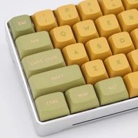 keypro wheat awn theme ethermal dye sublimation fonts pbt keycap for wired usb mechanical keyboard 131 keycaps