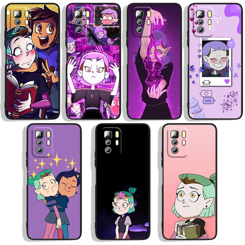 

Magic Full House Phone Case For Xiaomi Redmi Note 10 10S 10T 10ProMax 11 11S 11T 11E Lite Pro 5G Black Iuxury Silicone Back Soft