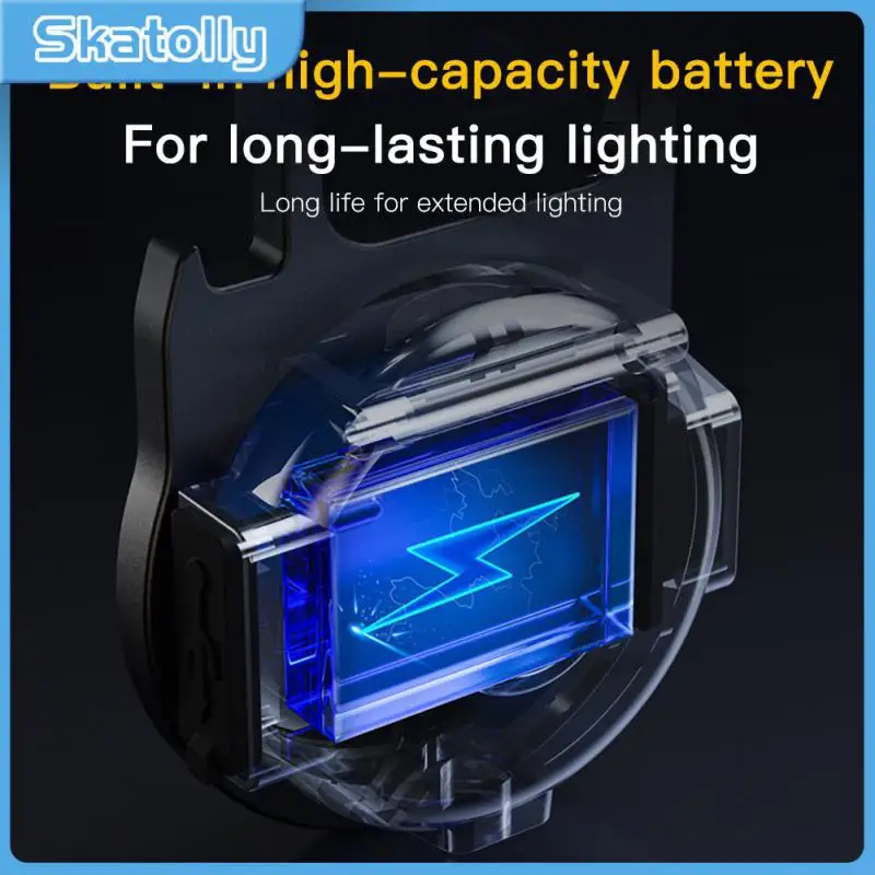 

With Keychain Night Riding Light High-brightness Rechargeable Emergency Lamp Multifunctional Practical Torch Light Torch Mini