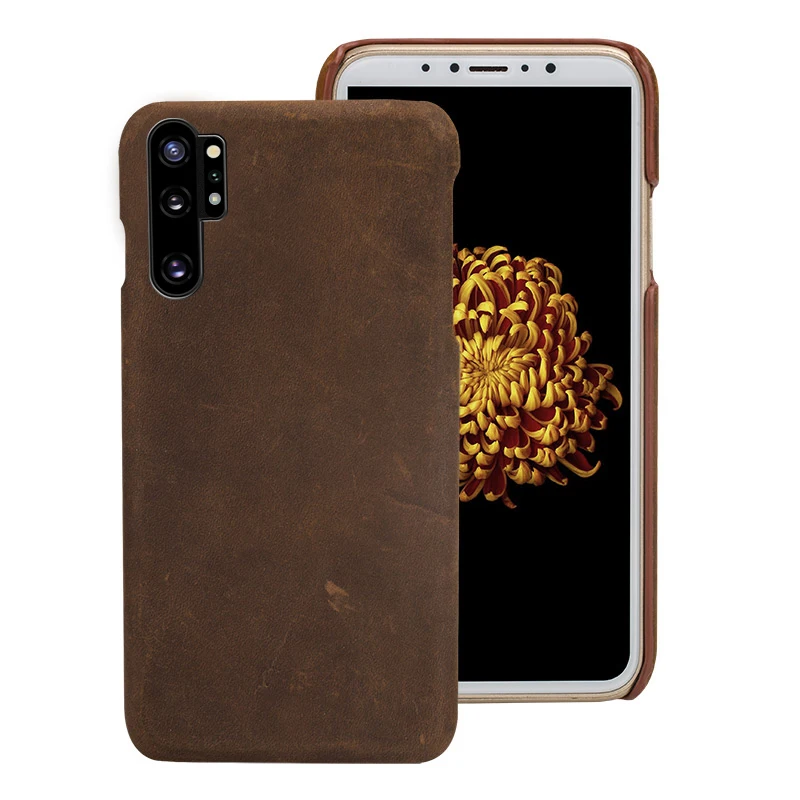 Genuine leather phone case For samsung note 10 plus case note 10+ shockproof funda coque for Galaxy note 10 plus case leather