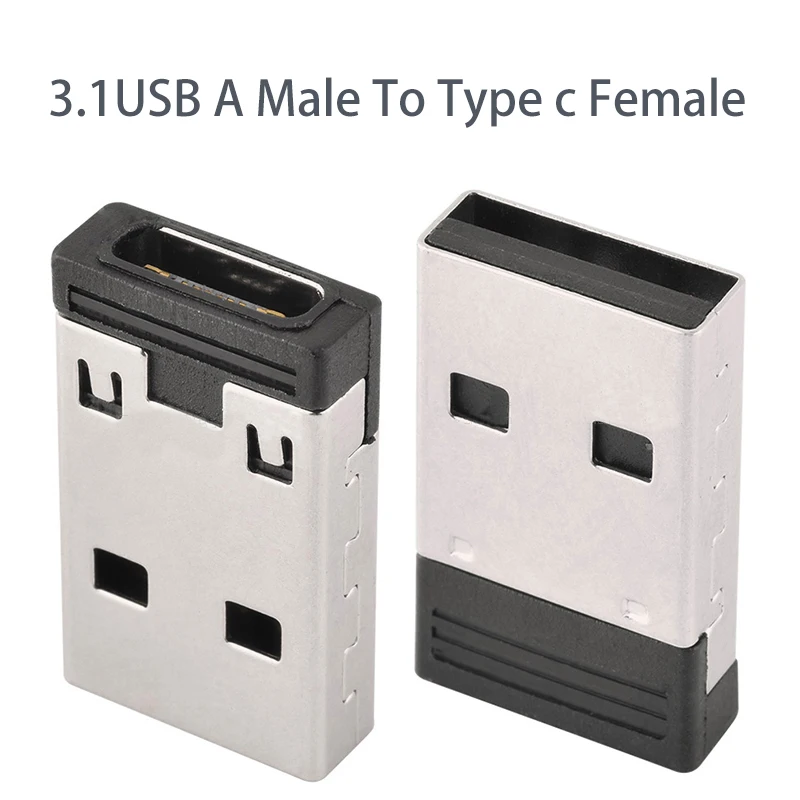 

1 шт. USB Type C 3.1 женский адаптер USB-папа для Samsung Xiaomi Redmi Huawei USB-адаптер для зарядного устройства разъем