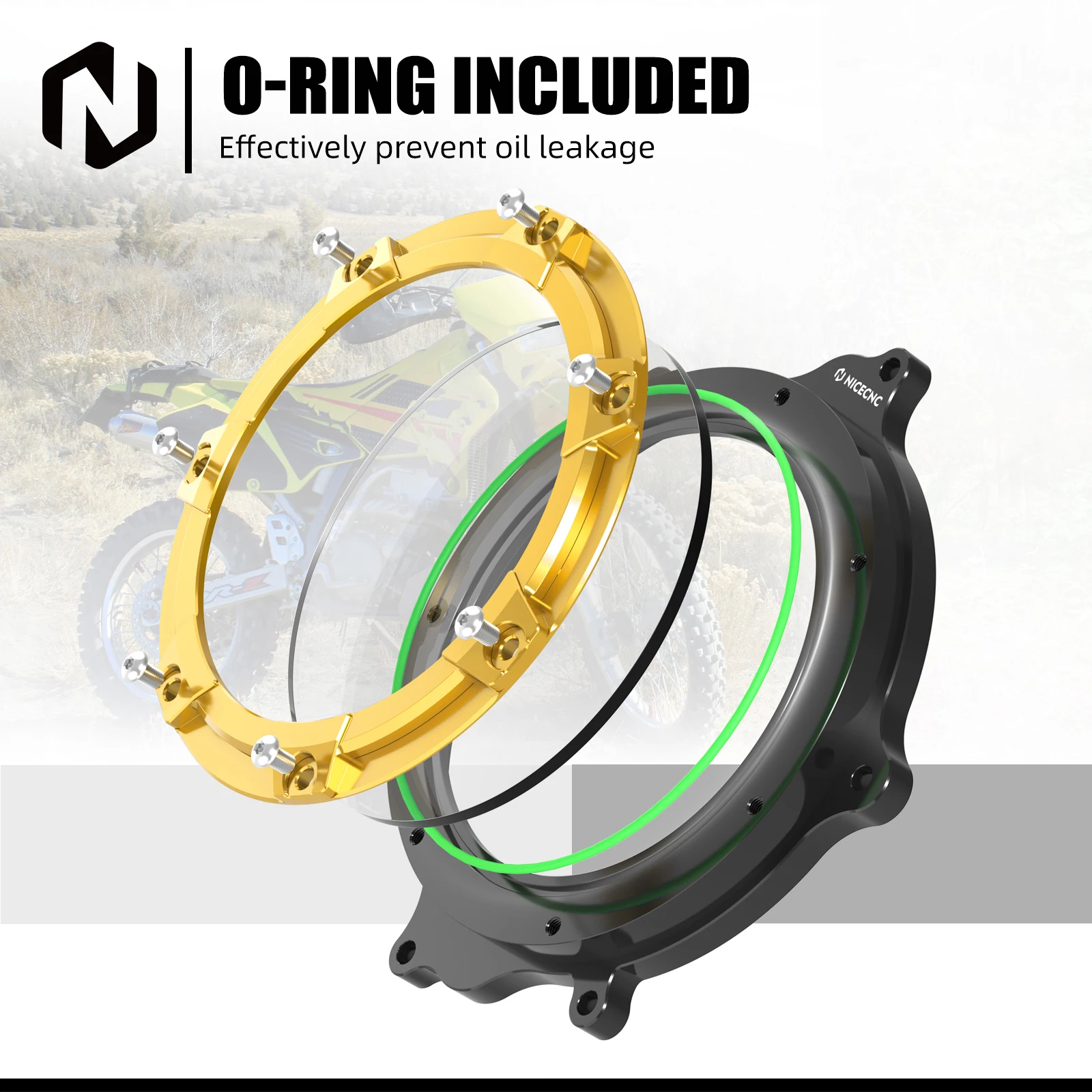 Для Suzuki DRZ 400 SM S 400E DRZ400SM DRZ400 E 2000-2024 2023 2022 2021 Прозрачная крышка сцепления и водяного