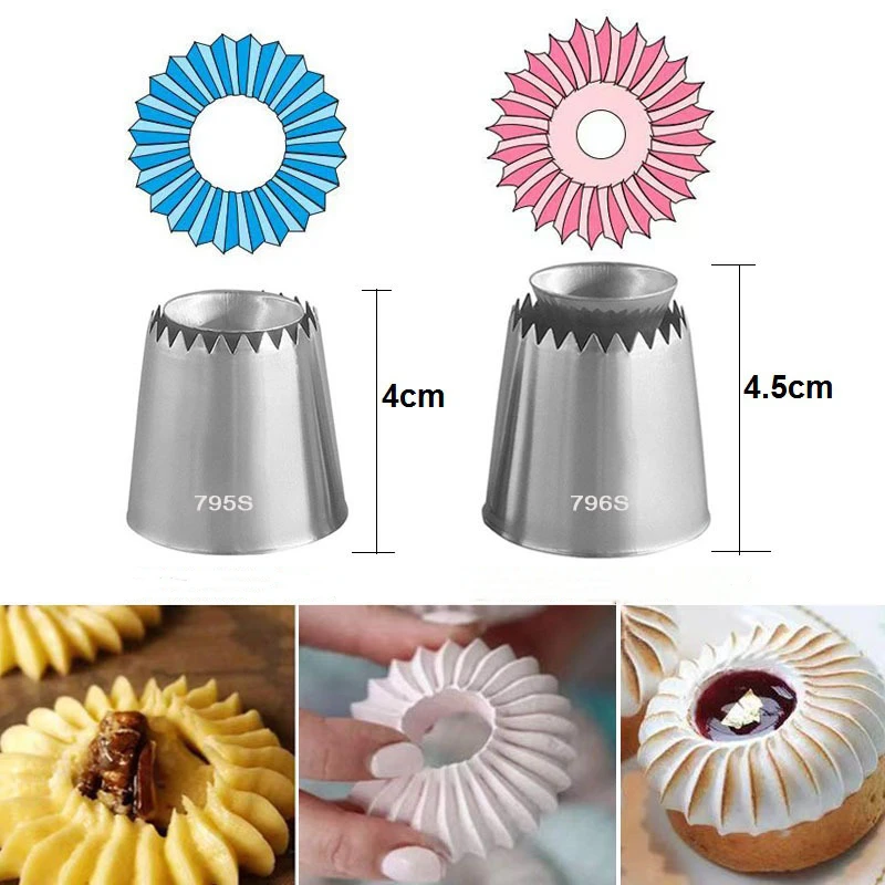 

5 шт. насадка для глазировки, трубка из нержавеющей стали в Судане для печенья, русского мороженого, инструмент для торта, форма для торта, инструмент для выпечки