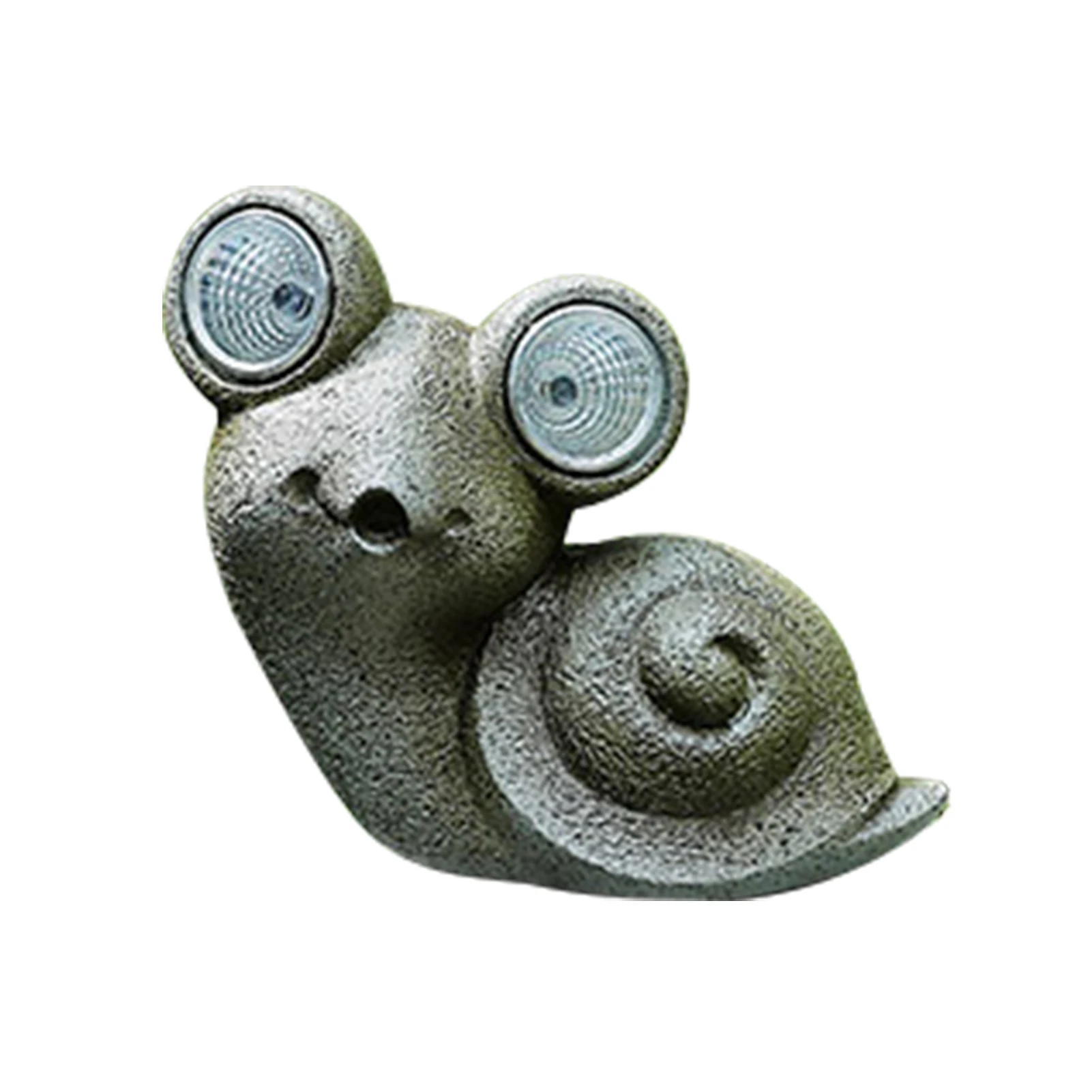 

Figurine Yard Lawn Balcony Statue Cute Animal Resin Snails Frog Garden Ornaments Waterproof Decorations Patio With Solar Light