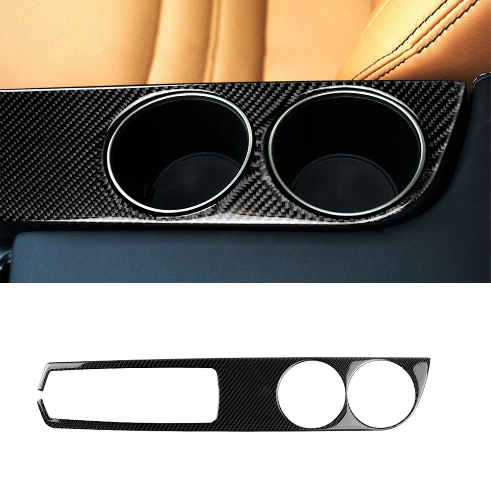 

for Lexus IS250 2013 2014 2015-2017 Water Cup Holder Panel Decoration Cover Trim Sticker Car Interior Accessories Carbon Fiber