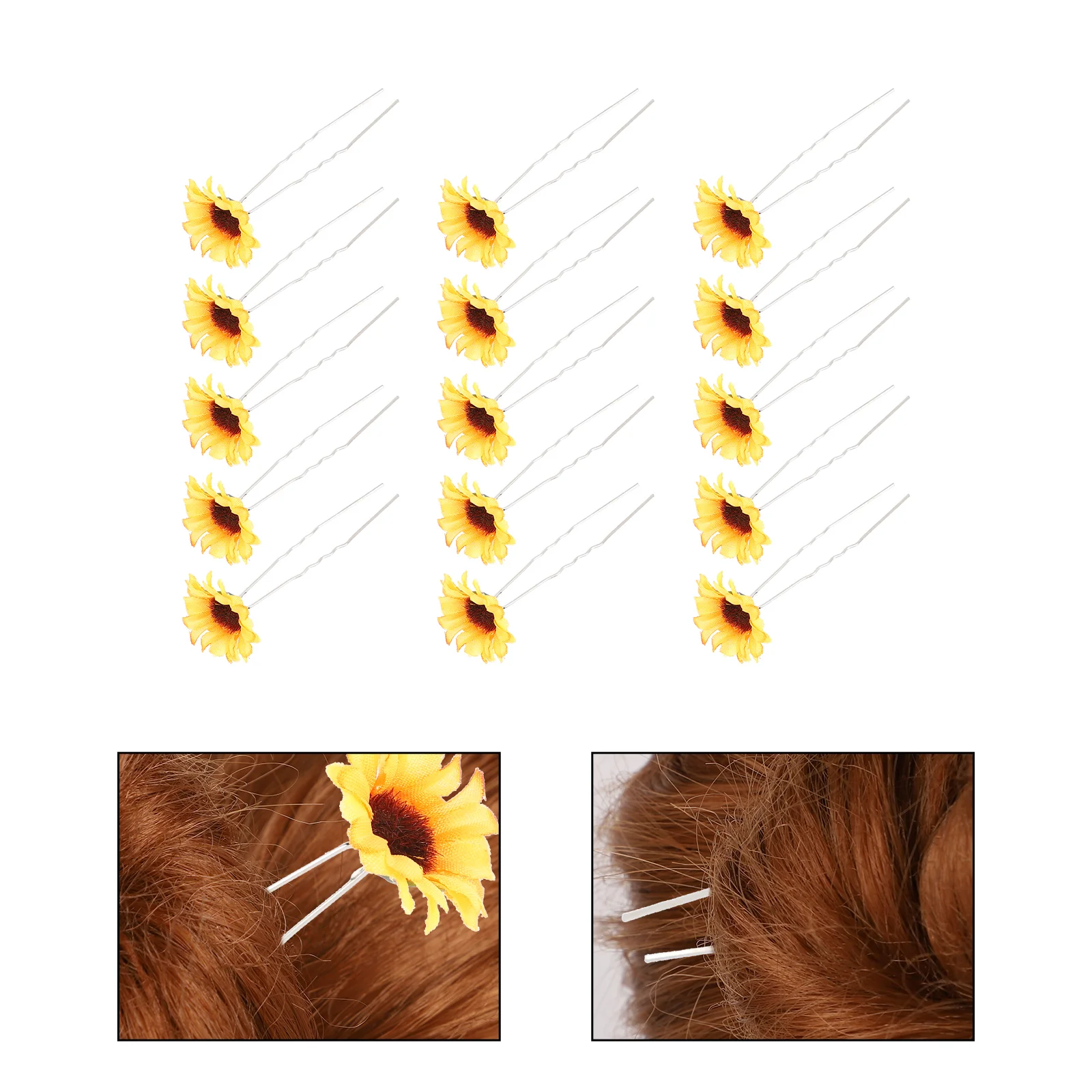 

Hair Flower Sunflowerclipsclip Hawaiian Pin Daisy Hairpin U Bridal Women Diy Sticks Mini Girls Headdress Beach Tropical Fork
