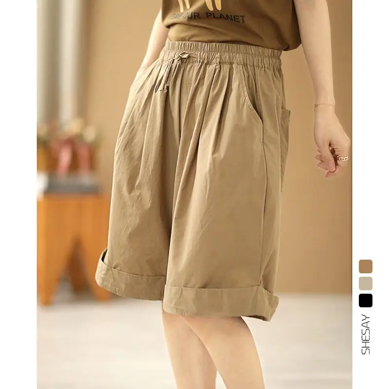 

Шорты женские свободные с завышенной талией, пикантные штаны, модная летняя женская одежда, тренд 2023, короткие шорты Hanbok, Y2k