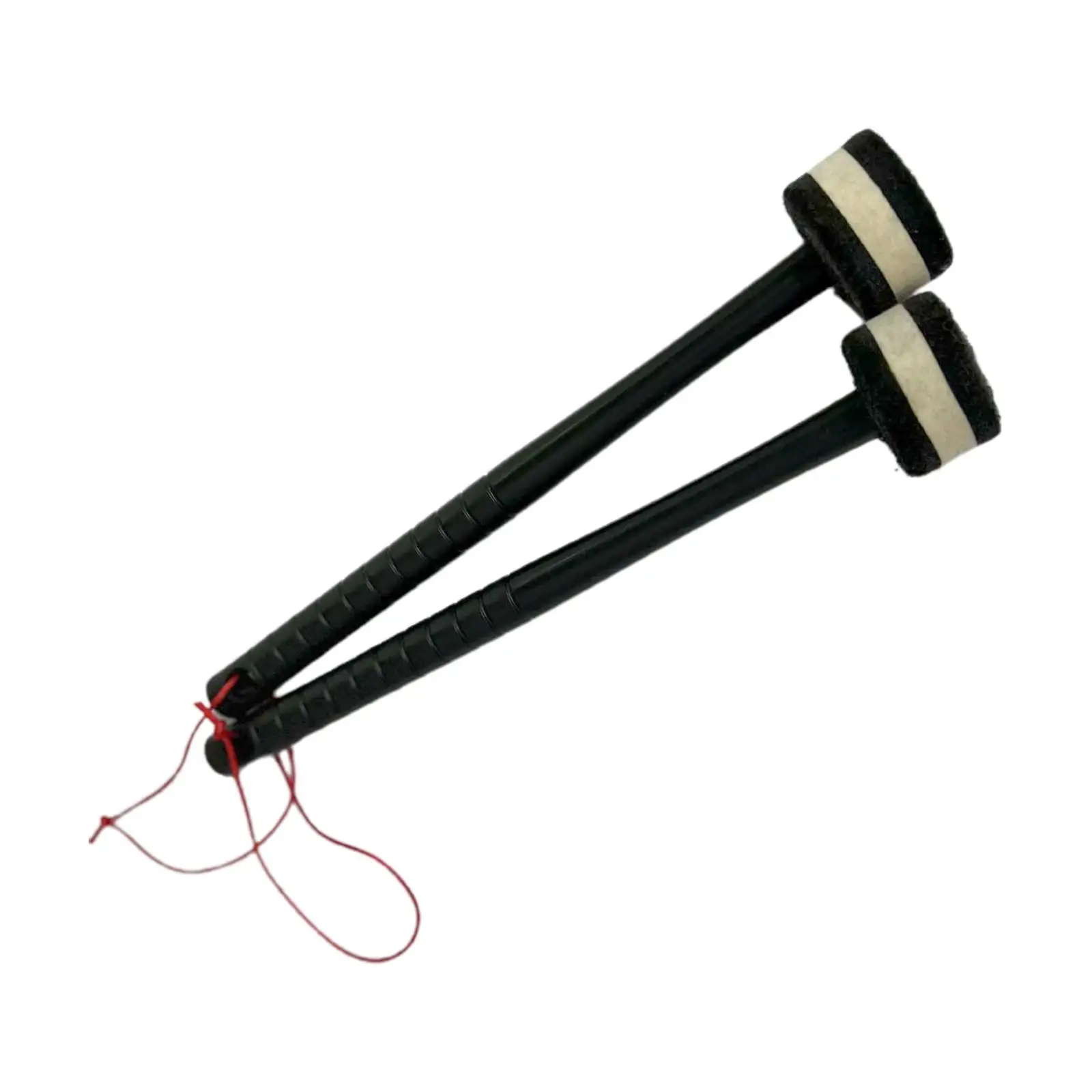 

2Pcs Felt Mallet Percussion Instrument Kit for Gong Woodblock Drum