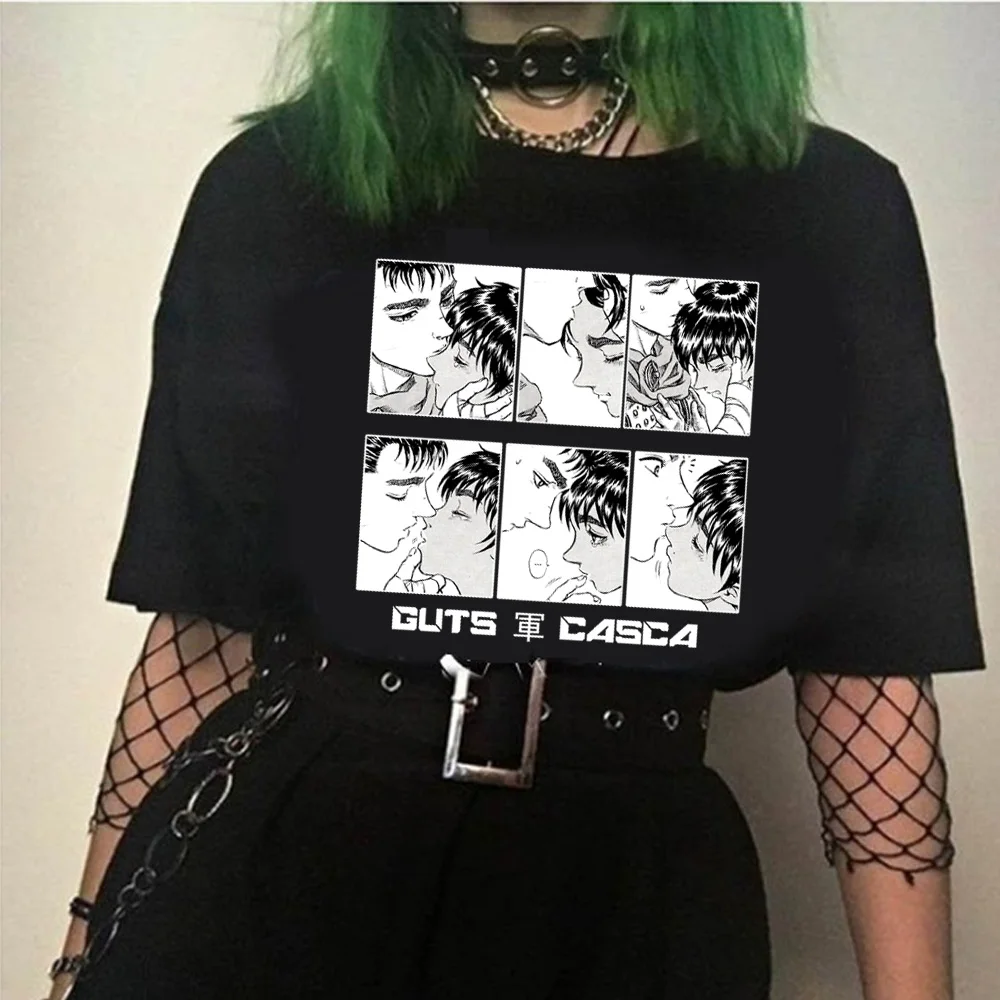 

Мужская и женская футболка с рисунком аниме