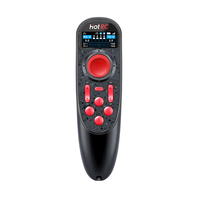 Фото HOTRC DS-650 DS650 6-канальный 2,4 ГГц радиосистема передатчик пульт дистанционного управления с 6-канальным приемником DS 600 PWM для радиоуправляемой лодки №1