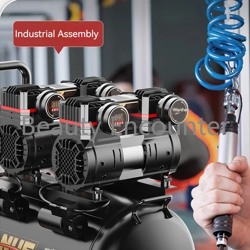 Бесшумный воздушный компрессор 800 Вт 1690 30 л 20 10 12 для домашнего ремонта