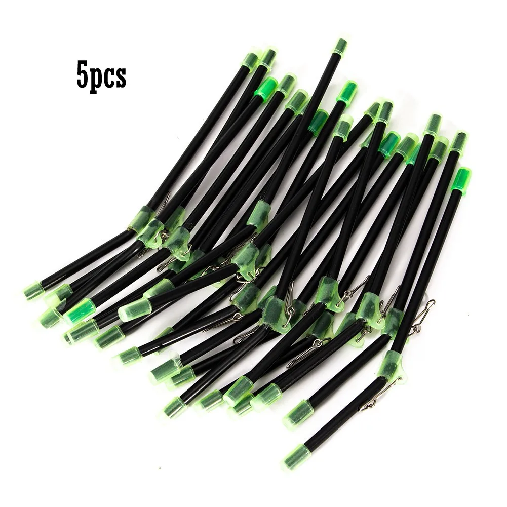 

5pcs Sea Terminal Carp Fishing Anti-Tangle Sleeves Connector Feeder Boom Luminous Anti Tangle Booms With Snaps