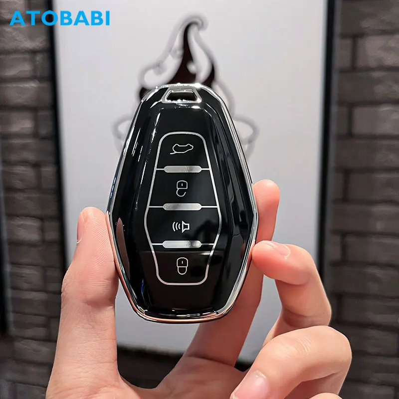 Чехол для автомобильного ключа из ТПУ чехол дистанционного брелока защитный