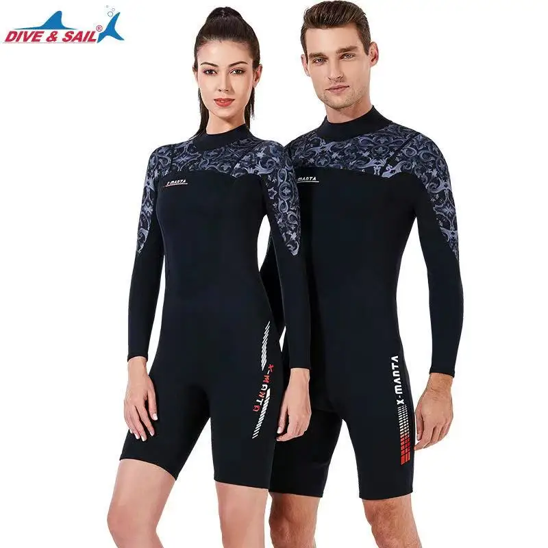 

Newest Men/women 3mm Thick Diving Suit Neoprene 3mm Wet suit for Swimming Surf Men Scuba Equipment Split Suits Good Diving Suit