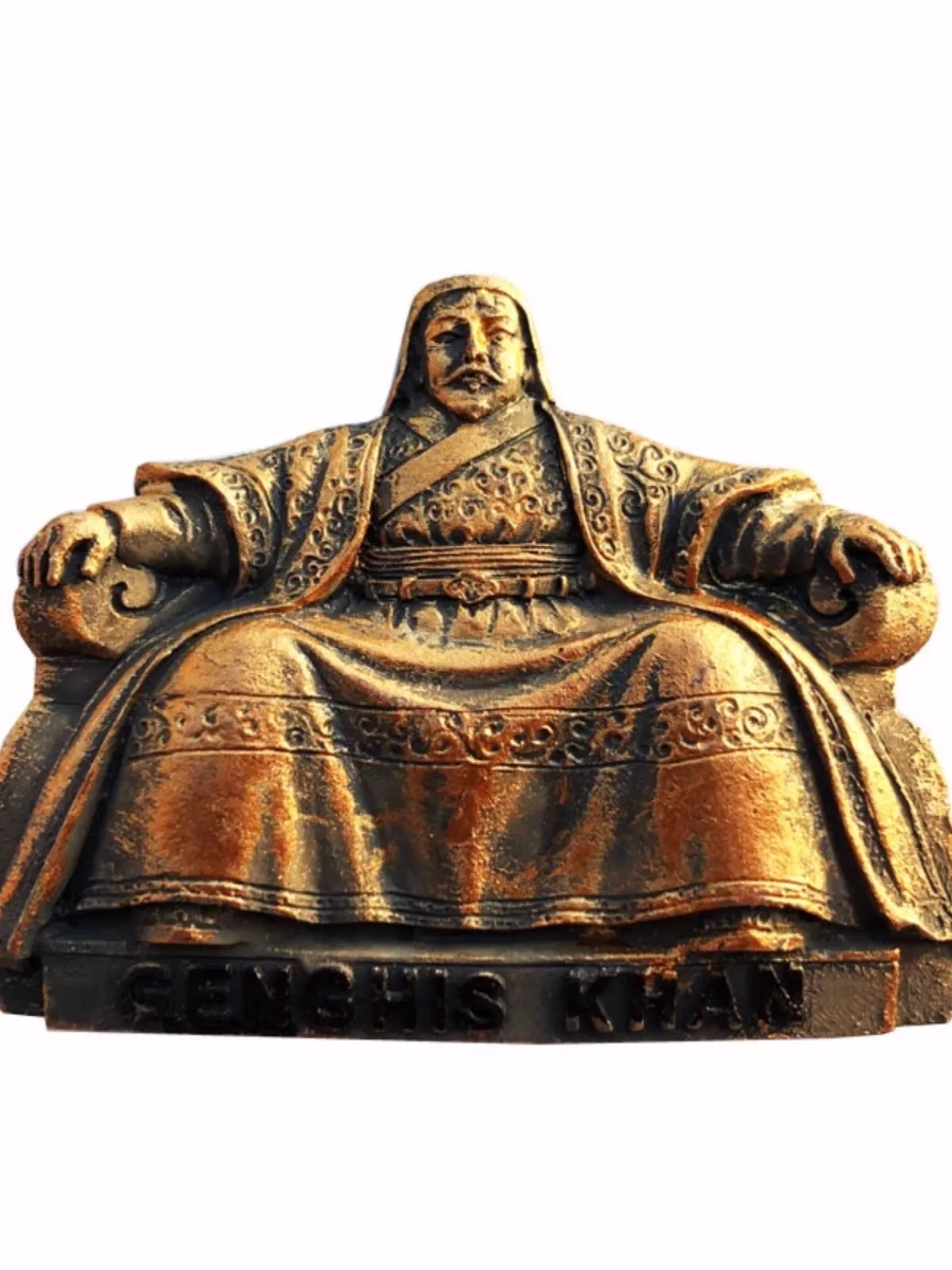 Монголия Улан-Батор Национальный дворец туристический сувенир статуя