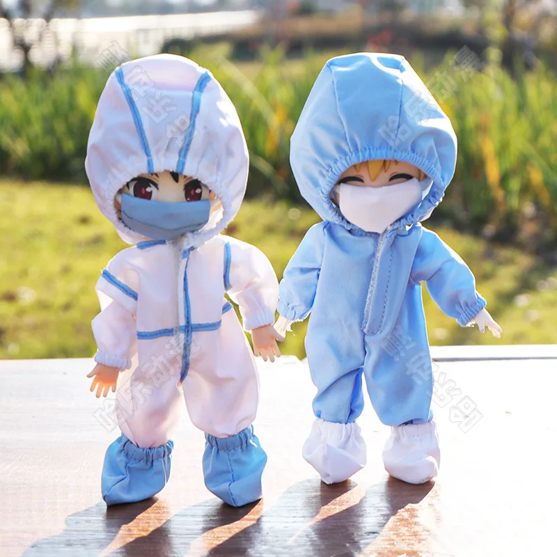 

Ob11 детская одежда, защитный комплект одежды, предотвращающая эпидемию, детская маска, чехол для обуви, 12 баллов, комплект Bjd, детские игрушки,...