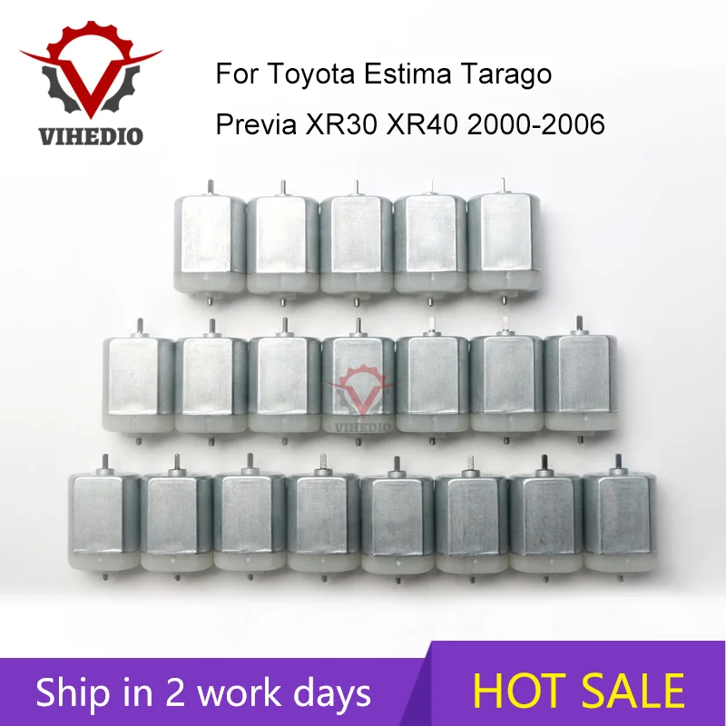 

20PCS For Toyota Previa XR30 XR40 Estima Tarago 2000-2006 Car Wing Mirror Folding Electric Motor Repair High Quality Core Engine