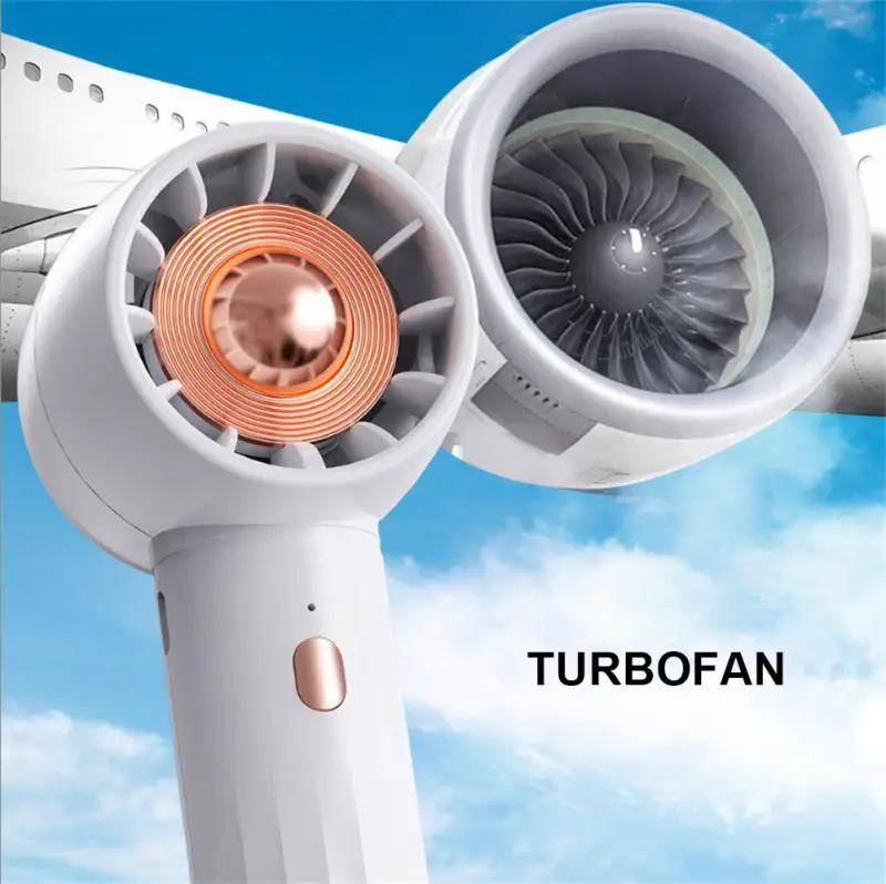 

Portable Handheld Fan USB Mini Wireless Charge Turbo Convenient Ultra-quiet Small Fan Student Life 3 Gears Adjustable Office