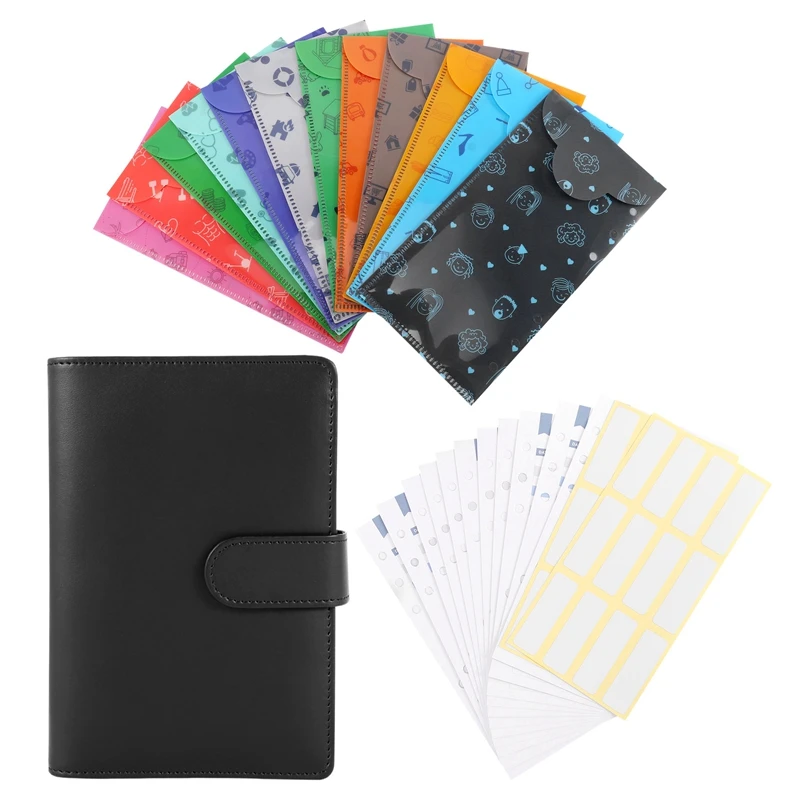 

Конверты для наличных, бюджетная папка с папкой формата A6 и бюджетными денежными конвертами, бюджетные листы, органайзер для денег