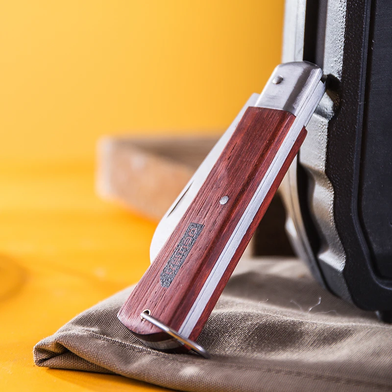1 шт. нож электрика 3Cr1 3 Нержавеющая сталь режущая головка деревянная ручка