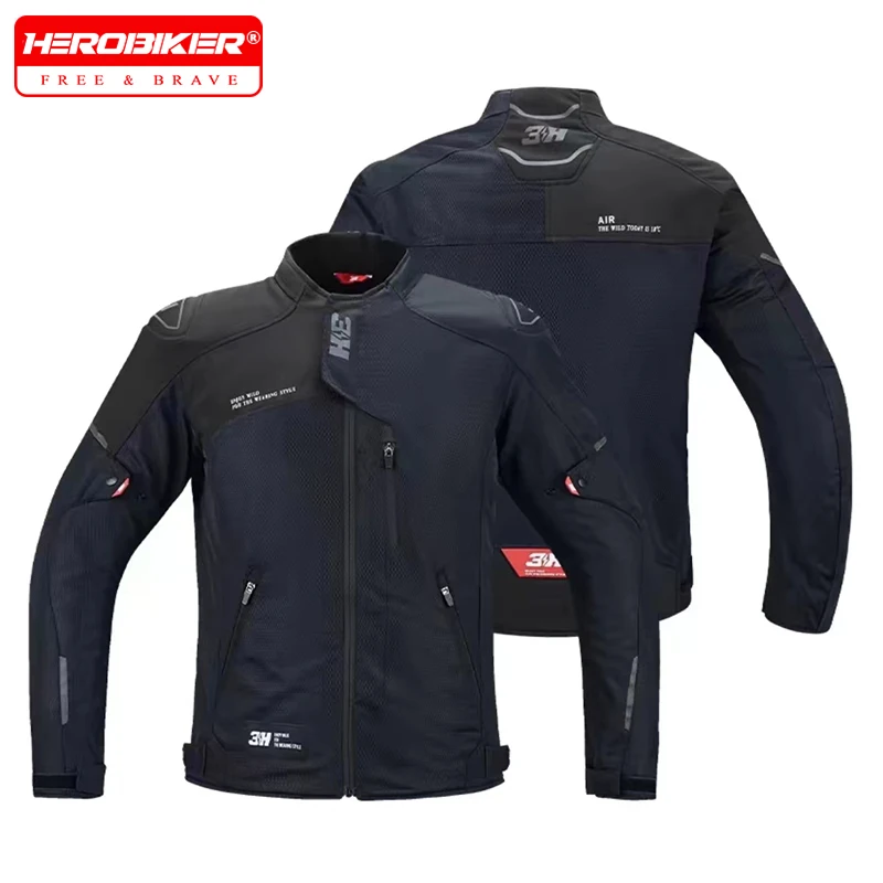 

Мужская одежда для верховой езды с защитой CE, летняя сетчатая дышащая мотоциклетная куртка, мотоциклетная куртка со светоотражающей полосой