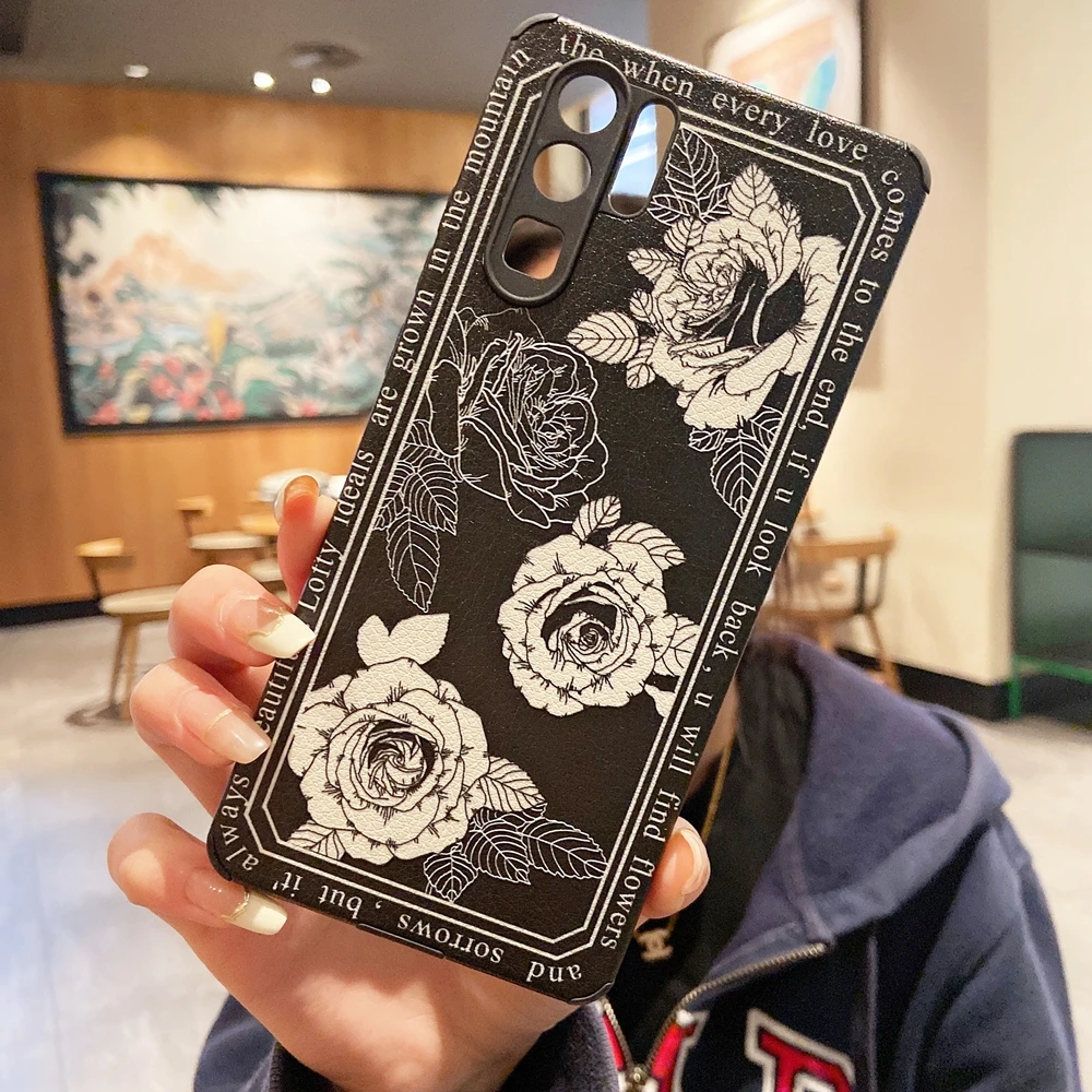 Винтажный кожаный чехол с цветами для Xiaomi Mi 11 Lite 10 10S 9 9T Redmi Note 8 Pro K40 K30 K20 POCO M3 F3