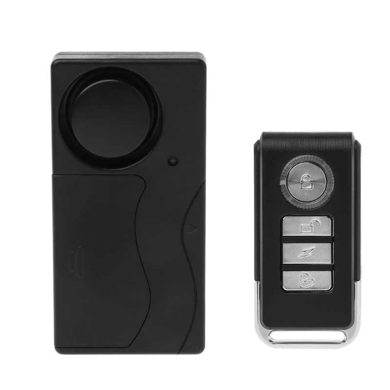 

Wireless Remote Control Vibration Alarm Sensor For Car Window Door Home Security