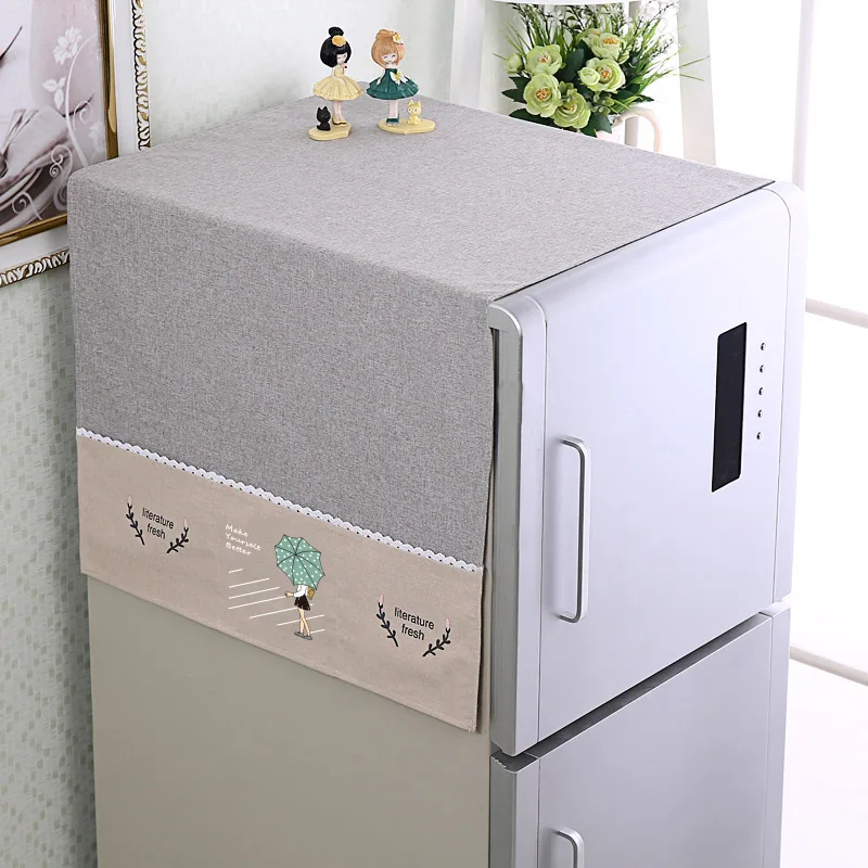 

170x66 см новый домашний холодильник стиральная машина пылезащитный чехол кухонные принадлежности микроволновая печь пылезащитный чехол с боковой сумкой для хранения