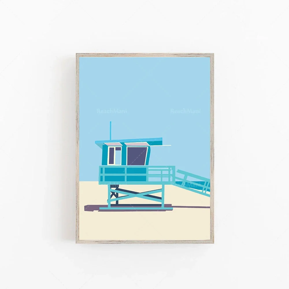 Винтажный постер с гравировкой Palm Springs винтажная художественная галерея