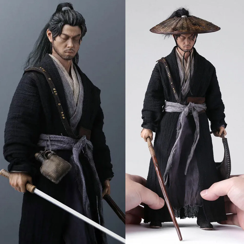 QINGGE STUDIO QG-001 1/6 Scale Collectible Figure Blind Warrior Chinese Swordsman Full Set 12Inch Action Figure Dolls Collection