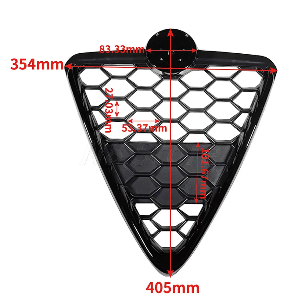 Решетка для радиатора на передний бампер решетка с сотовой сеткой гонок Alfa Romeo