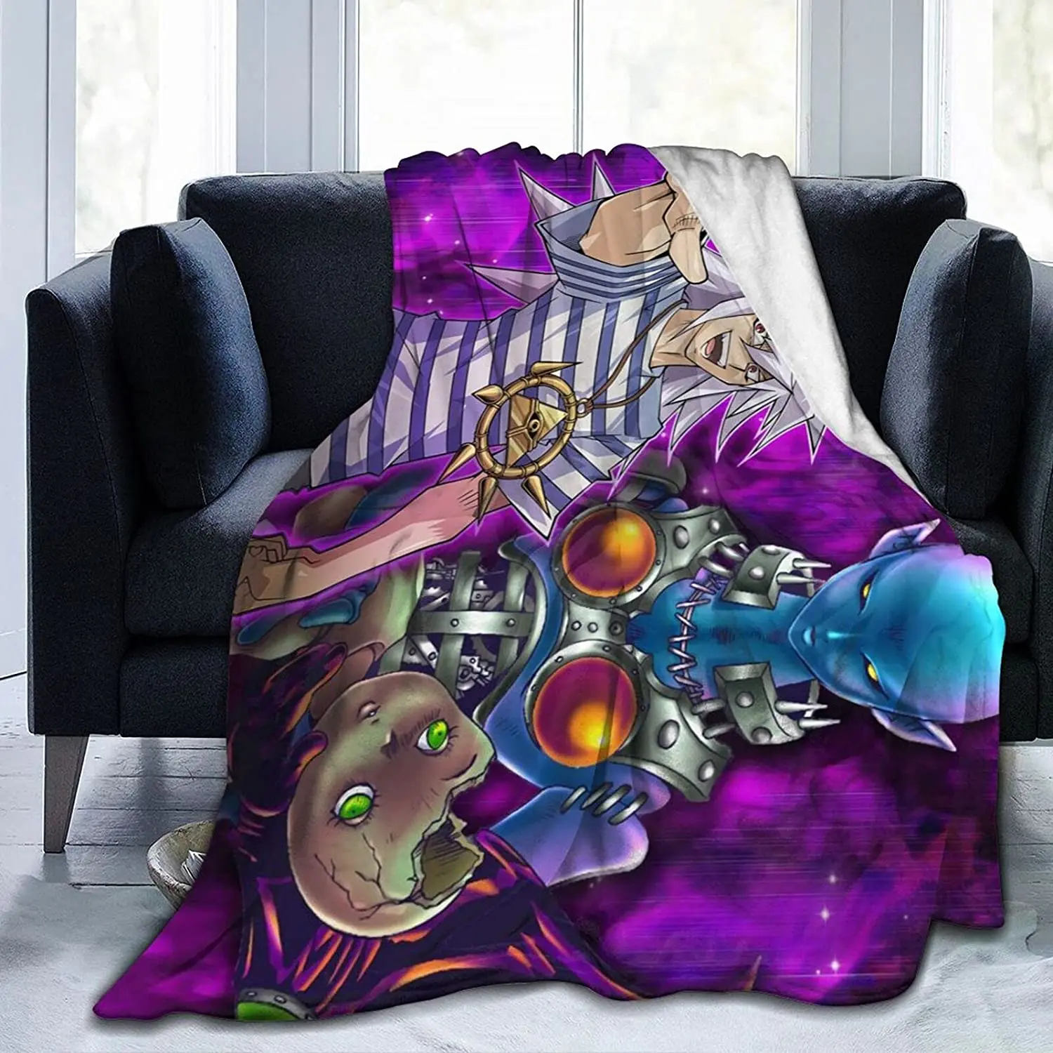 

Ryo Bakura Fluffy Soft and Comfortable Blanket, Anime Warm Embrace of Sympathy