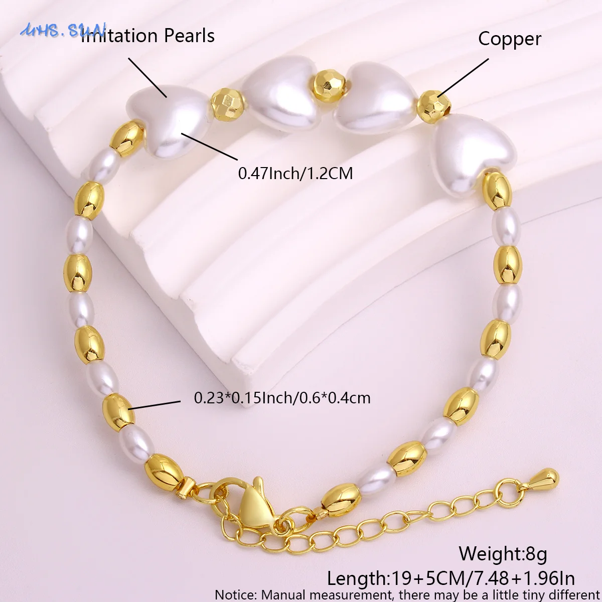 MHS.SUN элегантные ожерелья с искусственным жемчугом комплект браслетов в форме