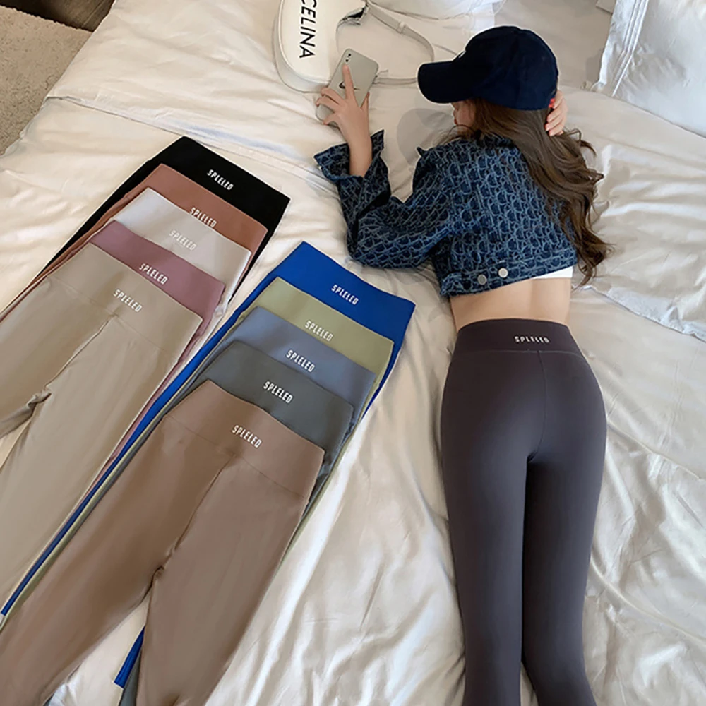 

New Yoga Pants Women Leggings Tight High Waist Butt Lift 2023 Autumn And Winter Sports Fitness Running Cycling Workout Clothes