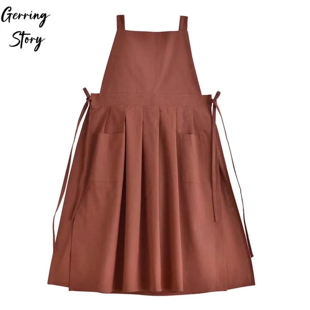 Водонепроницаемый фартук Gerring из хлопка черный