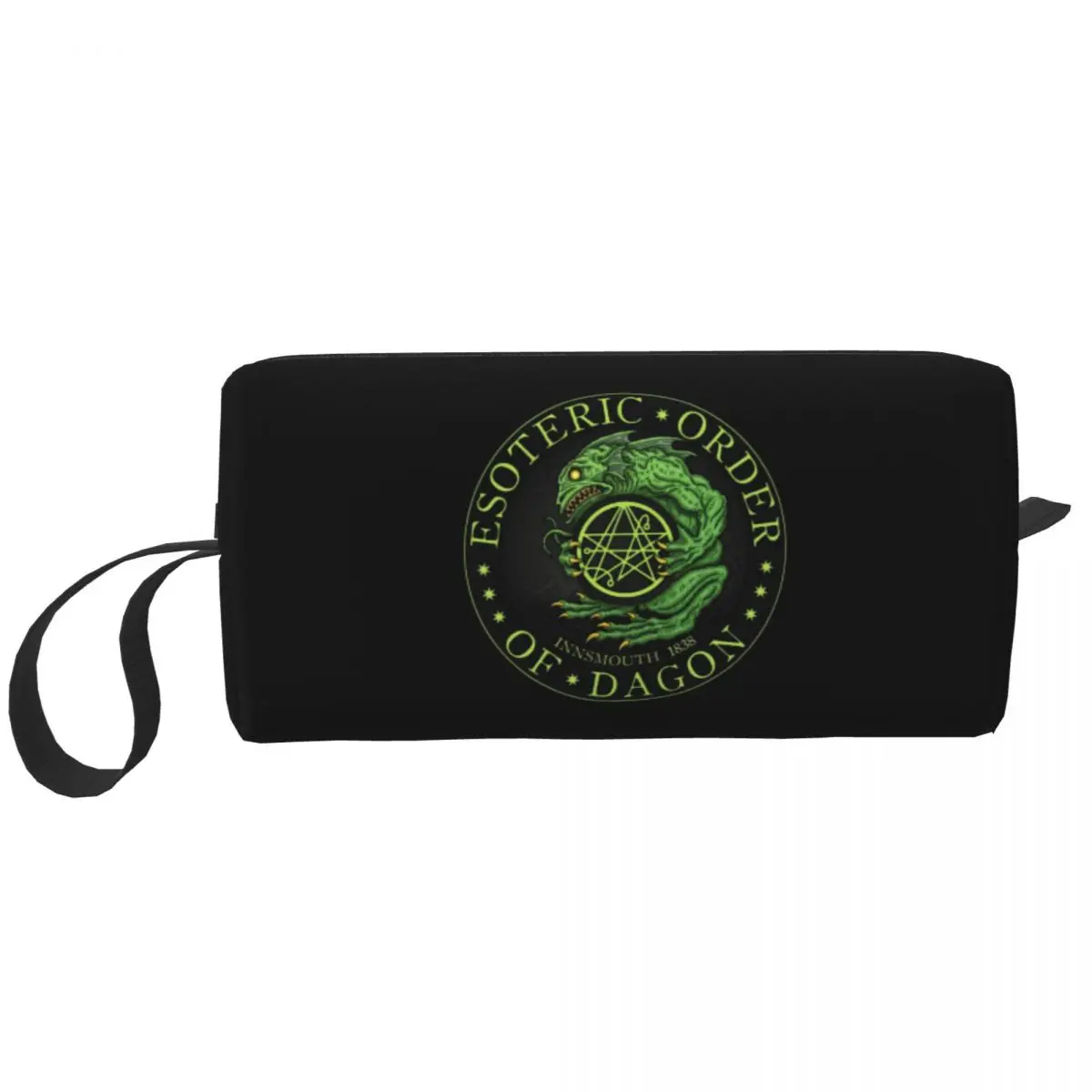 

Travel The Call Of Cthulhu Toiletry Bag Portable Lovecraft Mythos Monster Makeup Cosmetic Organizer Beauty Storage Dopp Kit Box