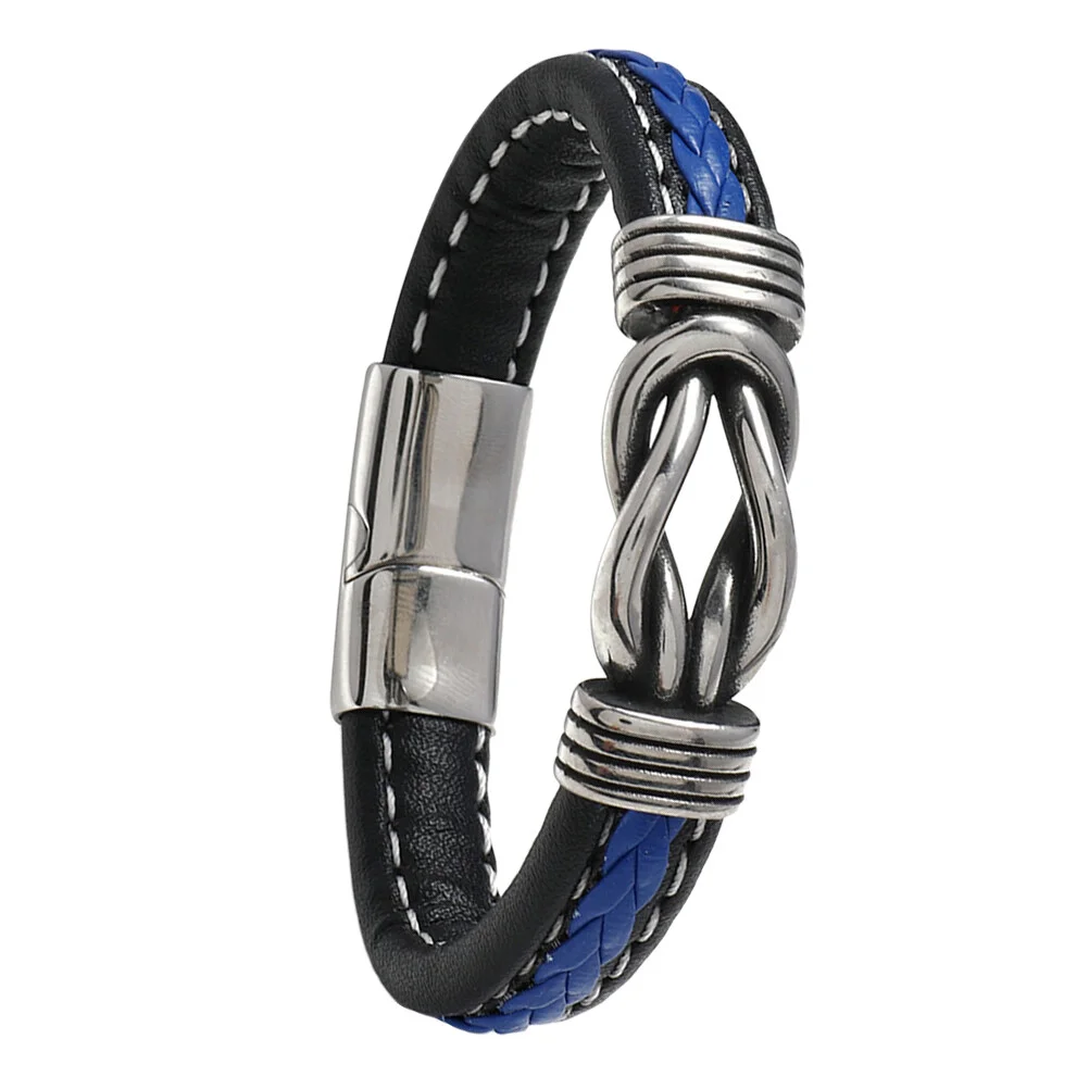 

Jewelry Magnetic Wrist Band Personality Male Bracelet Hand PU Wristband