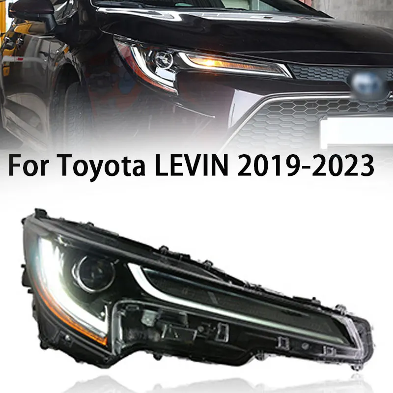 Автомобильные фары для Toyota Corolla LEVIN светодиодный 2019-2023 DRL сигнал поворота дальнего
