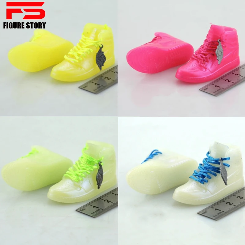 

1/6 Scale Female male Sneaker Solid color Shoes Inside Empty for 12 inches Woman male Action Figure Body Accessory