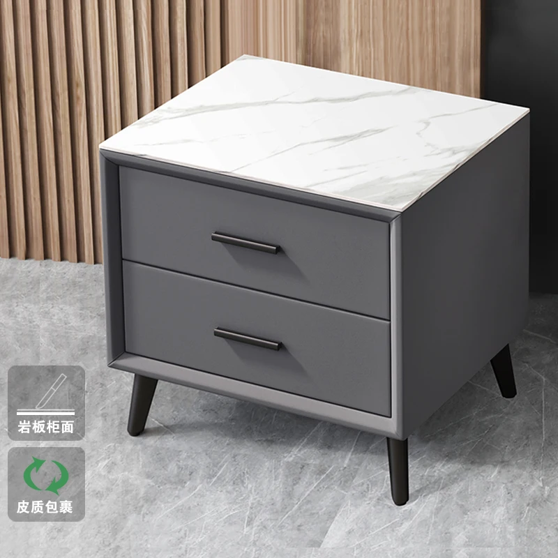 Stolik nocny dla graczy Luksusowy drewniany stolik Wyciszony prosty przemysłowy Moveis Para Quarto do sypialni