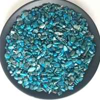 500g natural stone gravel blue apatite crystal chip mineral tumbled rock quartz specimen gemstone home aquarium decoration