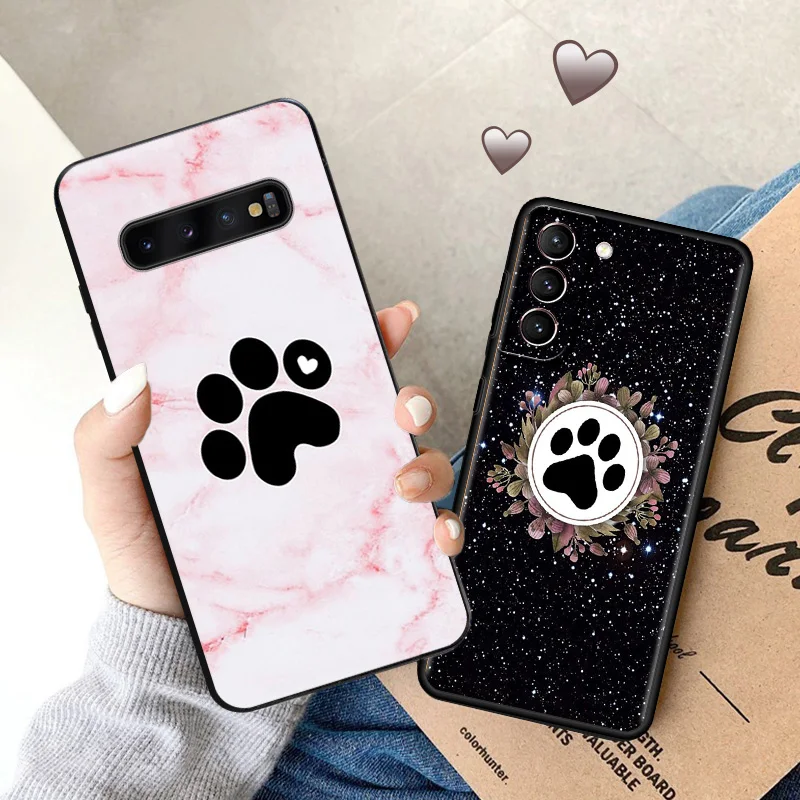 Чехол для телефона Samsung S24 Ultra S23 FE S22 S21 S20 S10 мягкий черный силиконовый чехол