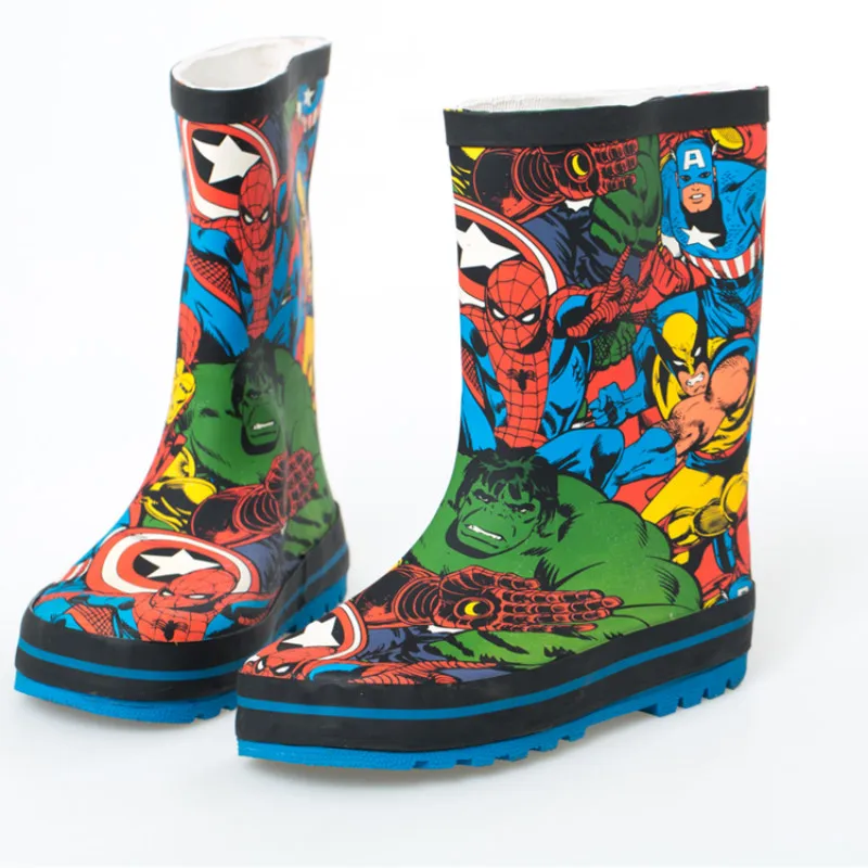 

Disney cartoon car boys and girls rain boots children water shoes non-slip princess frozen shoes elsa anna boots