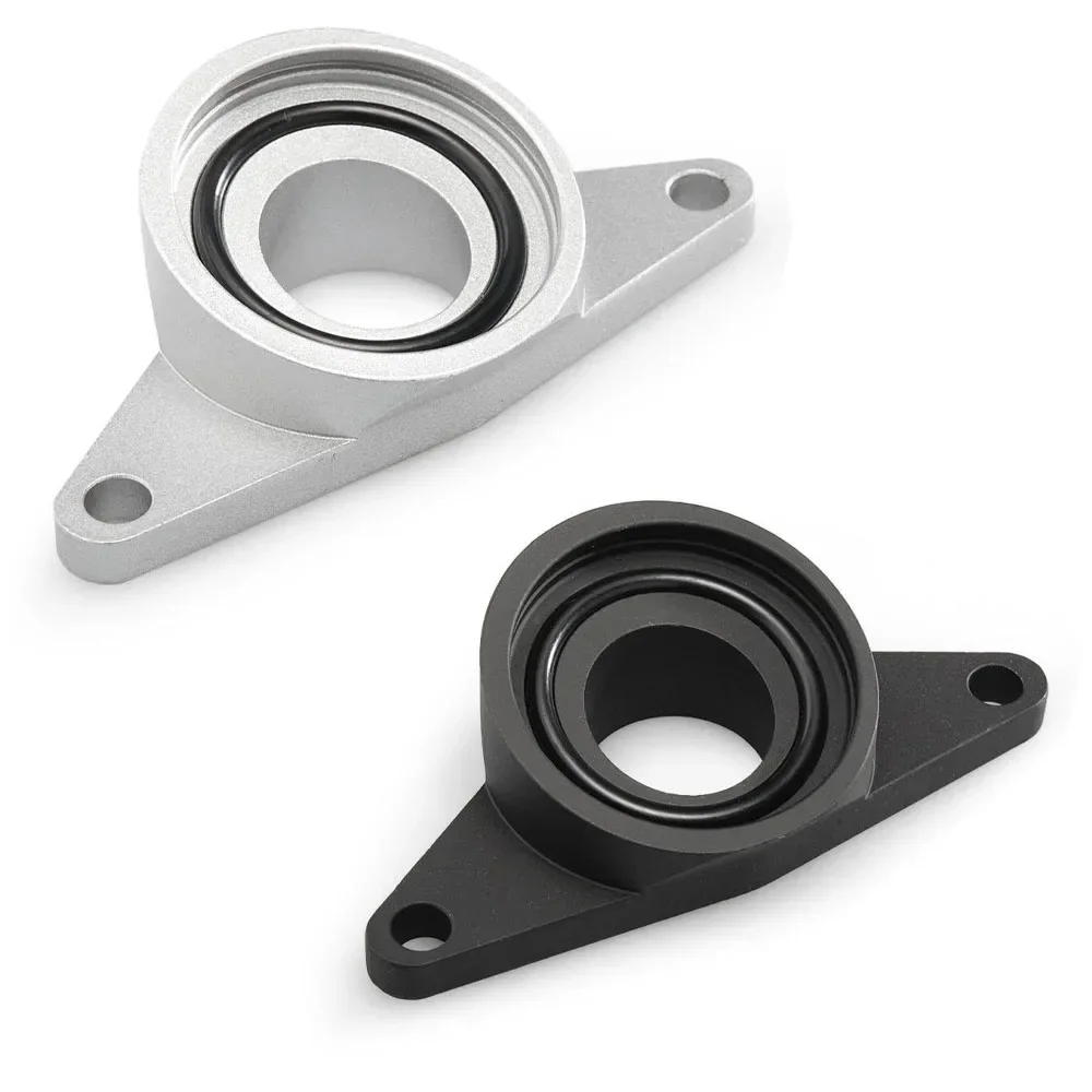 Фото Для Subaru Impreza WRX STI 2002-2007 годов выпуска, фланцевый адаптер перепускного клапана SQV/SSQV из алюминия, серебристо-черный, турбо-модификация, автозапчасти. №1