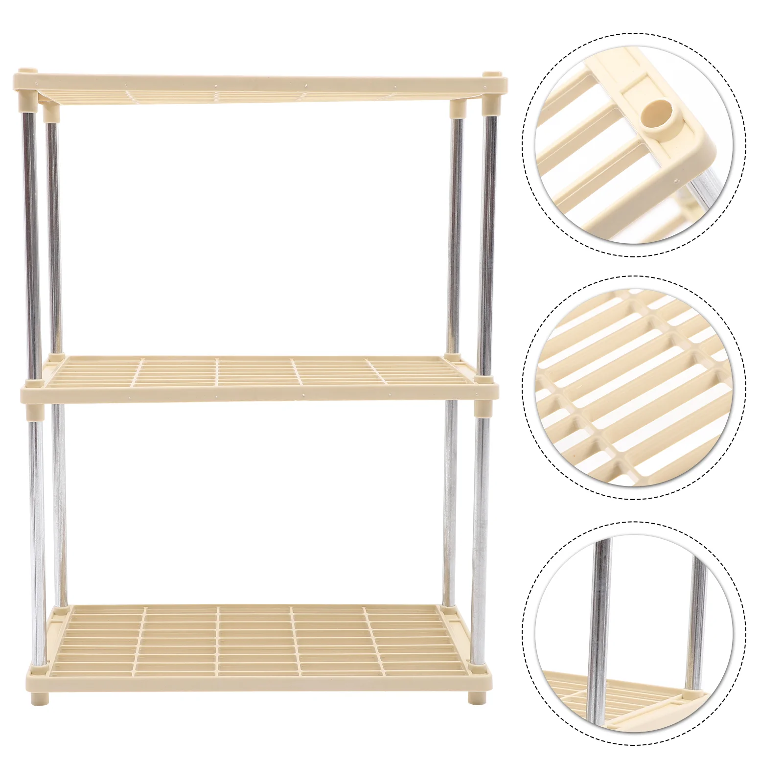 

Storage Rack Kitchen Organizer Shelving Shelfbathroom Cabinettier Unit