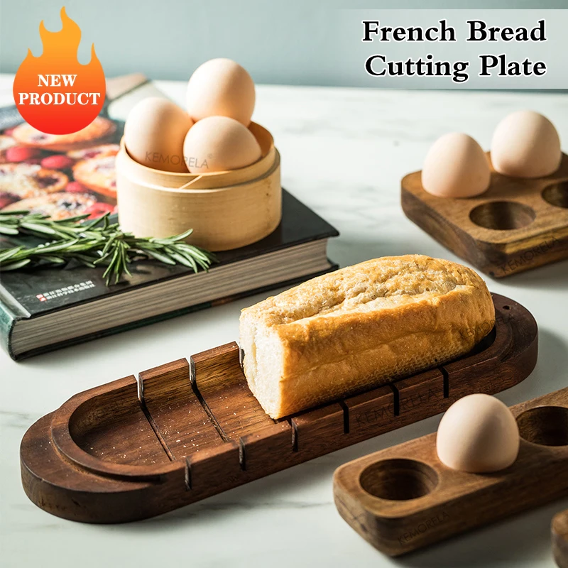 

Home Cutting Plate Plate Bread Plate Shop French Portable Picnic Wooden Breakfast Outdoor Dessert Cutting Cutting Bread