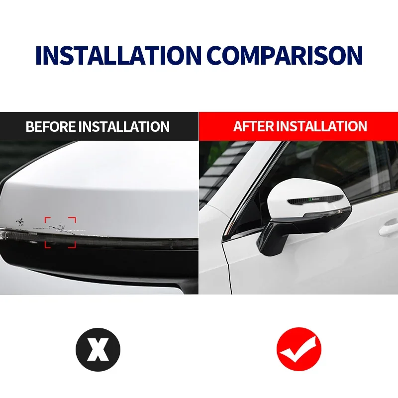 4 шт. автомобильные наклейки на двери Skoda Rapid Kodiaq Fabia Karoq Laura Superb 2 VRS Octavia