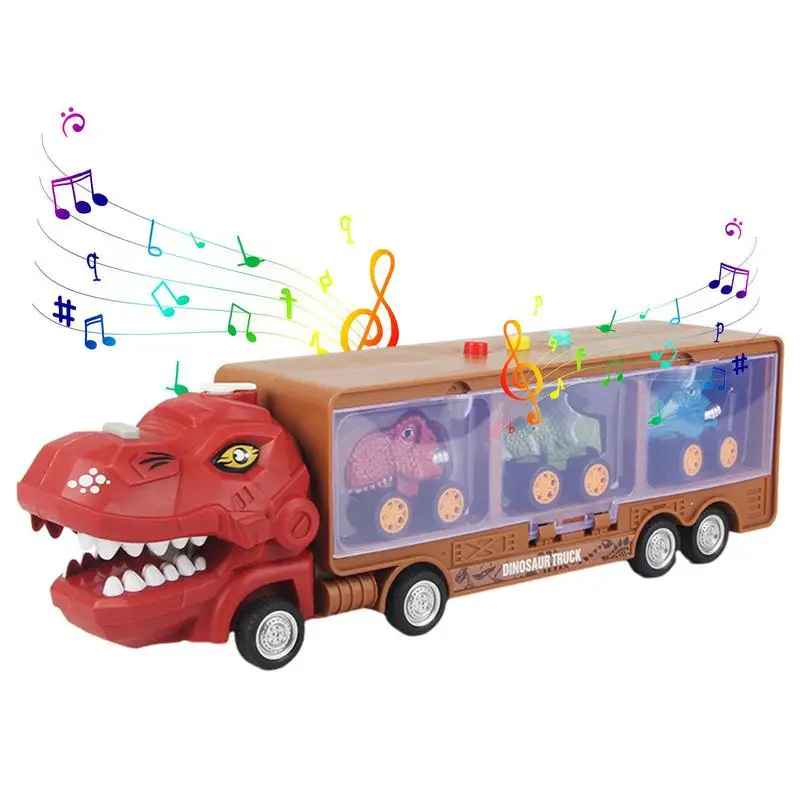 

Kids Dinosaur Truck Children Dinosaur Car With Flashing Lights Children Present KidsPlay Cars For Kids Party Favors Supplies