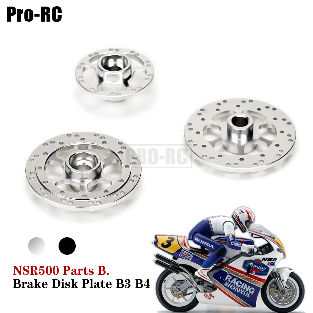 Brake Disk Plate B3 B4 Front & Rear For Rc Kyosho 1/8 Honda Nsr500 Motorcycle